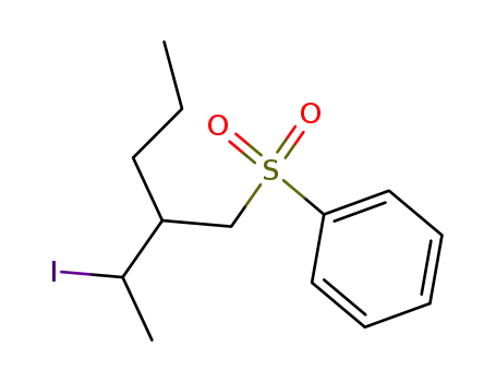 [2-(1-Iodo-ethyl)-pentane-1-sulfonyl]-benzene