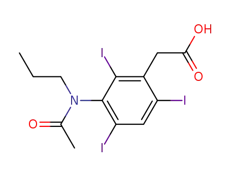 Acetic acid, (3-(N-propylacetamido)-2,4,6-triiodophenyl)-