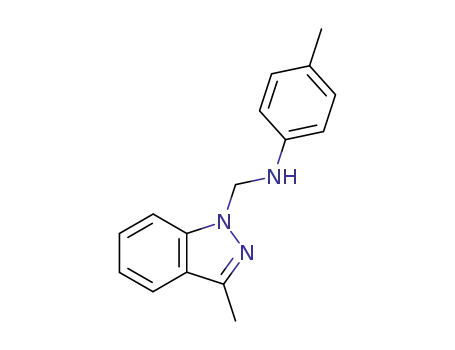 (3-Methyl-indazol-1-ylmethyl)-p-tolyl-amine