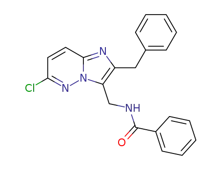 Benzamide,
N-[[6-chloro-2-(phenylmethyl)imidazo[1,2-b]pyridazin-3-yl]methyl]-