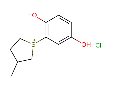 1-(2,5-Dihydroxy-phenyl)-3-methyl-tetrahydro-thiophenium; chloride