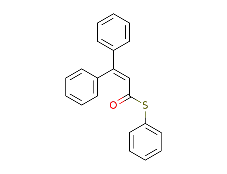 S-phenyl 3,3-diphenylprop-2-enethioate