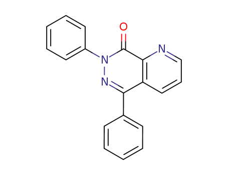 Molecular Structure of 150348-53-1 (Pyrido[2,3-d]pyridazin-8(7H)-one, 5,7-diphenyl-)
