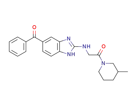 2-(5-Benzoyl-1H-benzoimidazol-2-ylamino)-1-(3-methyl-piperidin-1-yl)-ethanone
