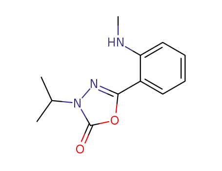 1,3,4-Oxadiazol-2(3H)-one,
5-[2-(methylamino)phenyl]-3-(1-methylethyl)-