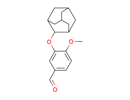 Molecular Structure of 131408-40-7 (3-(Adamantan-2-yloxy)-4-methoxy-benzaldehyde)