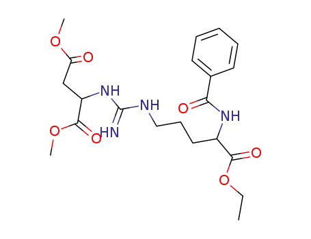 (N<sup>α</sup>-benzoylarginino)succinic acid α-ethyl ω,ω'-dimethyl ester