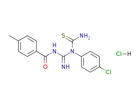 N-{[1-(4-Chloro-phenyl)-thioureido]-imino-methyl}-4-methyl-benzamide; hydrochloride