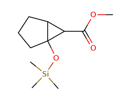 Molecular Structure of 77982-78-6 (Bicyclo[3.1.0]hexane-6-carboxylic acid, 1-[(trimethylsilyl)oxy]-, methyl
ester)