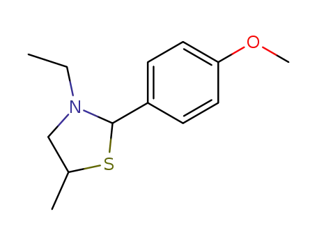 3-Ethyl-2-(4-methoxy-phenyl)-5-methyl-thiazolidine
