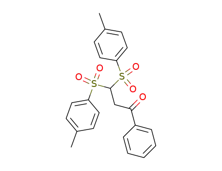 1-Phenyl-3,3-bis-p-toluolsulfonyl-propanon-<sup>(1)</sup>