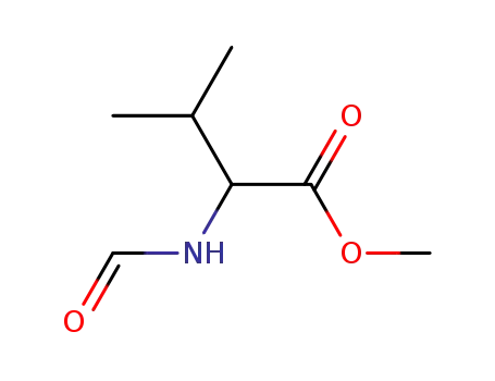 Molecular Structure of 3154-46-9 (L-Valine, N-formyl-, methyl ester)