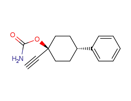 1-에티닐-4β-페닐-1α-사이클로헥산올카바메이트