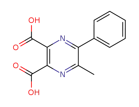 5-Methyl-6-phenyl-pyrazine-2,3-dicarboxylic acid