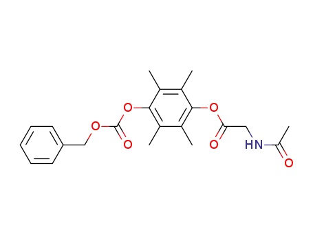 O-Benzyloxycarbonyl-O'-<N-acetylglycyl>-tetramethylhydrochinon