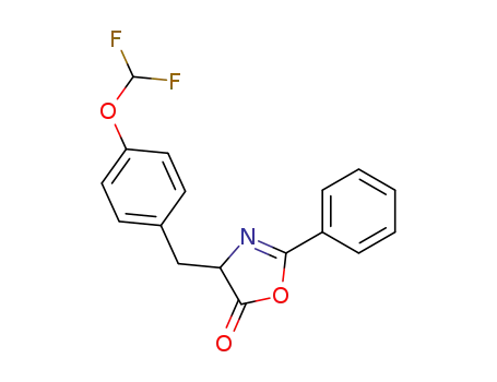 azalactone of N-benzoyl-p-difluoromethoxyphenylalanine