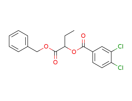 R,S-α-3,4-Dichlor-benzoyloxy-butter-saeurebenzylester