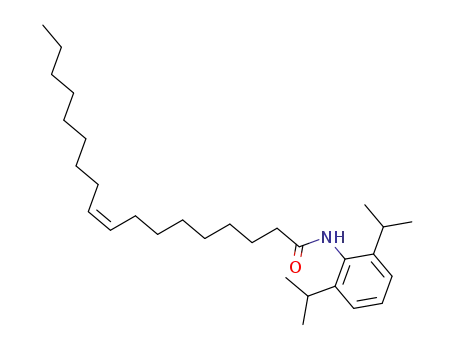 Molecular Structure of 140112-65-8 (Oleic Acid-2,6-diisopropylanilide)