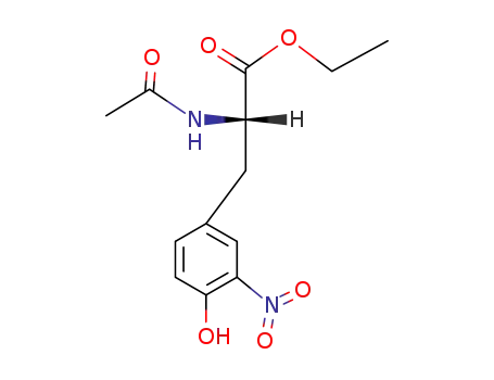 Ethyl 2-acetamido-3-(4-hydroxy-3-nitrophenyl)propanoate
