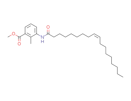 Benzoic acid, 2-methyl-3-[(1-oxo-9-octadecenyl)amino]-, methyl ester,
(Z)-