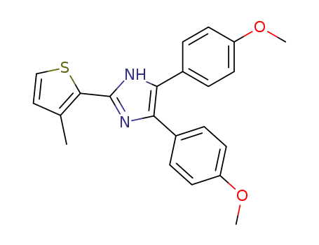 4,5-Bis-(4-methoxy-phenyl)-2-(3-methyl-thiophen-2-yl)-1H-imidazole