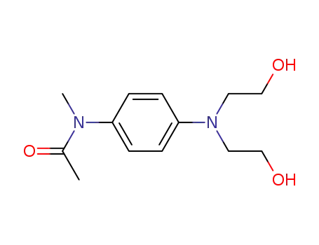 Molecular Structure of 52177-54-5 (p-(Bis-2-hydroxyethylamino)-N-methylacetanilid)