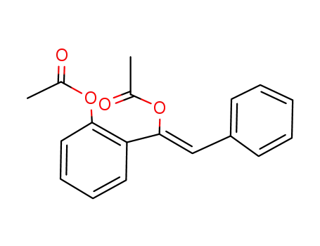 (Z)-1-acetoxy-1-(2-acetoxyphenyl)-2-phenylethene