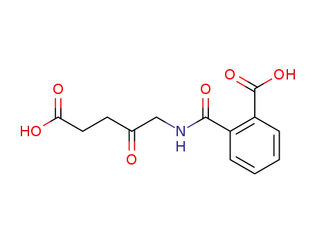 Molecular Structure of 142896-53-5 (Benzoic acid, 2-[[(4-carboxy-2-oxobutyl)amino]carbonyl]-)