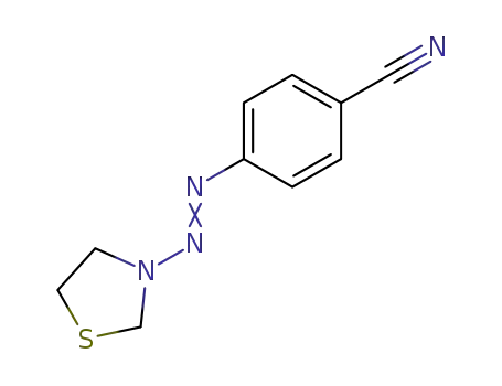 3-(p-cyanophenylazo)-1,3-thiazolidine