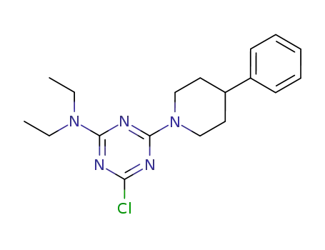 2-Chlor-4-diethylamino-6-(4-phenylpiperidino)-1,3,5-triazin