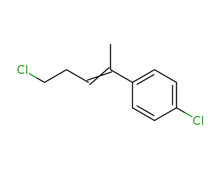 Molecular Structure of 67903-43-9 ((E)-1-chloro-4-(4-chloro-1-methyl-1-butenyl)benzene)