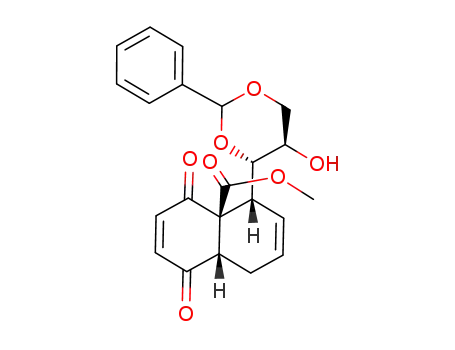 (4aS,5R,8aS)-5-((4S,5R)-5-Hydroxy-2-phenyl-[1,3]dioxan-4-yl)-1,4-dioxo-1,5,8,8a-tetrahydro-4H-naphthalene-4a-carboxylic acid methyl ester