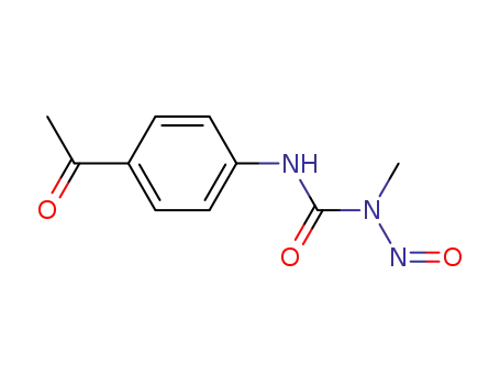 Molecular Structure of 72586-67-5 (1-(p-Acetylphenyl)-3-methyl-3-nitrosourea)