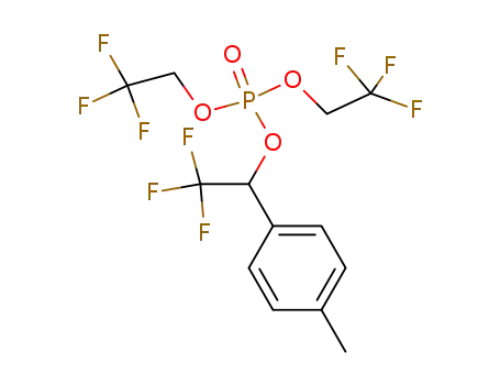 bis(2,2,2-trifluoroethyl)(p-methyl-α-trifluoromethylbenzyl) phosphate