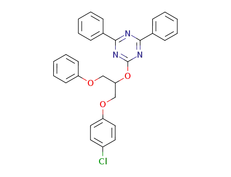 2-<1-(4-Chlor-phenoxy)-3-phenoxy-prop-2-oxy>-4,6-diphenyl-1,3,5-triazin