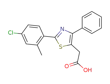 [2-(4-chloro-2-methyl-phenyl)-4-phenyl-thiazol-5-yl]-acetic acid