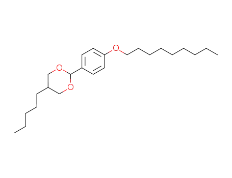 Molecular Structure of 81221-10-5 (2-(4-Nonyloxy-phenyl)-5-pentyl-[1,3]dioxane)