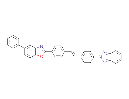 2-{4-[4-(5-phenyl-benzooxazol-2-yl)-<i>trans</i>-styryl]-phenyl}-2<i>H</i>-benzo[1,2,3]triazole