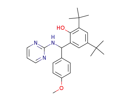 2,4-di-tert-butyl-6-[(4-methoxyphenyl)(pyrimidin-2-ylamino)methyl]phenol