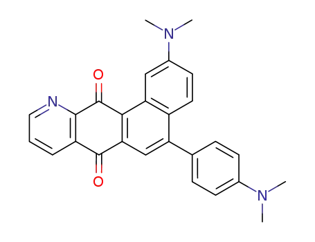 2-Dimethylamino-5-(4-dimethylamino-phenyl)-11-aza-benzo[a]anthracene-7,12-dione