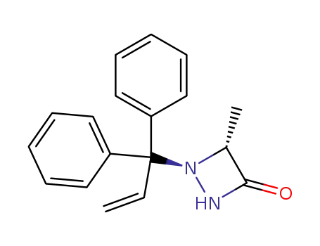 1-(1,1-diphenylprop-2-en-1-yl)-4-methyl-1,2-diazetidin-3-one