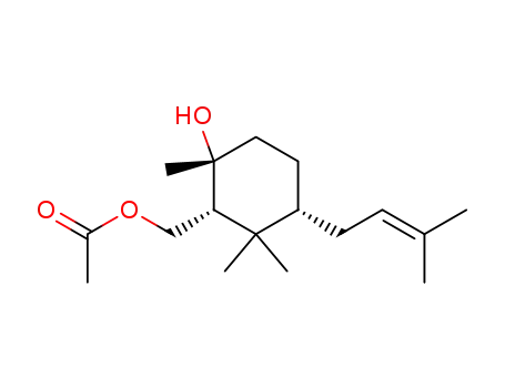 2-r-Acetoxymethyl-1,3,3-trimethyl-4-c(3-methyl-2-buten-1-yl)-1-c-cyclohexanol