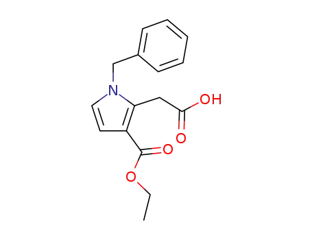 1H-Pyrrole-2-acetic acid, 3-(ethoxycarbonyl)-1-(phenylmethyl)-