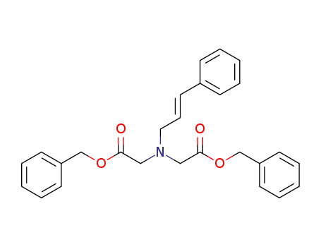 N,N-bis<((benzyloxy)carbonyl)methyl>-N-(3-phenylprop-2-en-1-yl)amine