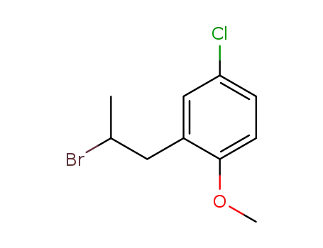 Benzene, 2-(2-bromopropyl)-4-chloro-1-methoxy-