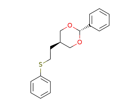 trans-2-phenyl-5-(2-(phenylthio)ethyl)-1,3-dioxane