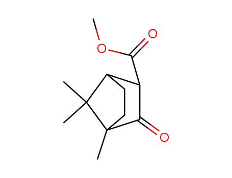 Molecular Structure of 50882-17-2 (Bicyclo[2.2.1]heptane-2-carboxylic acid, 4,7,7-trimethyl-3-oxo-, methyl
ester)