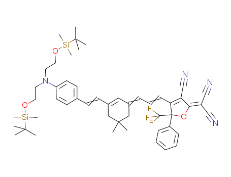 2-{3-cyano-4-[3-(5,5-dimethyl-3-{2-[4-(2,2,3,3,11,11,12,12-octamethyl-4,10-dioxa-7-aza-3,11-disilatridecan-7-yl)phenyl]ethenyl}cyclohex-2-en-1-ylidene)prop-1-en-1-yl]-5-phenyl-5-(trifluoromethyl)-2,5-