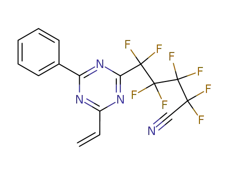2-vinyl-4-ω-cyanoperfluorobutyl-6-phenyl-s-triazine