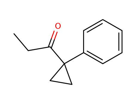 Molecular Structure of 25097-62-5 (1-(1-phenyl-cyclopropyl)-propan-1-one)